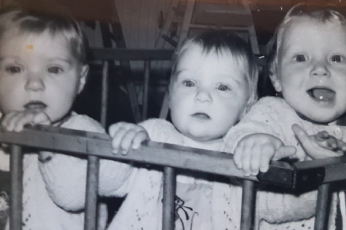 Triplets mark 50th birthday celebration
