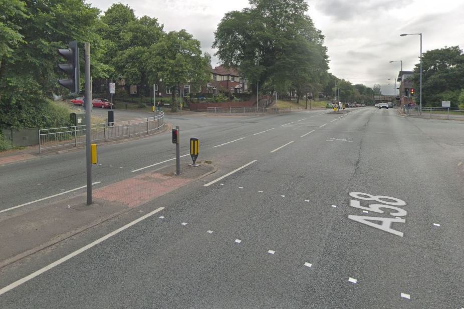 Moped rider injured after collision on Crompton Way