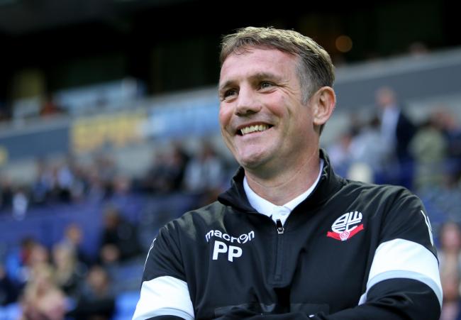 Bolton Wanderers manager Phil Parkinson during the pre-season friendly match at the Macron Stadium, Bolton..