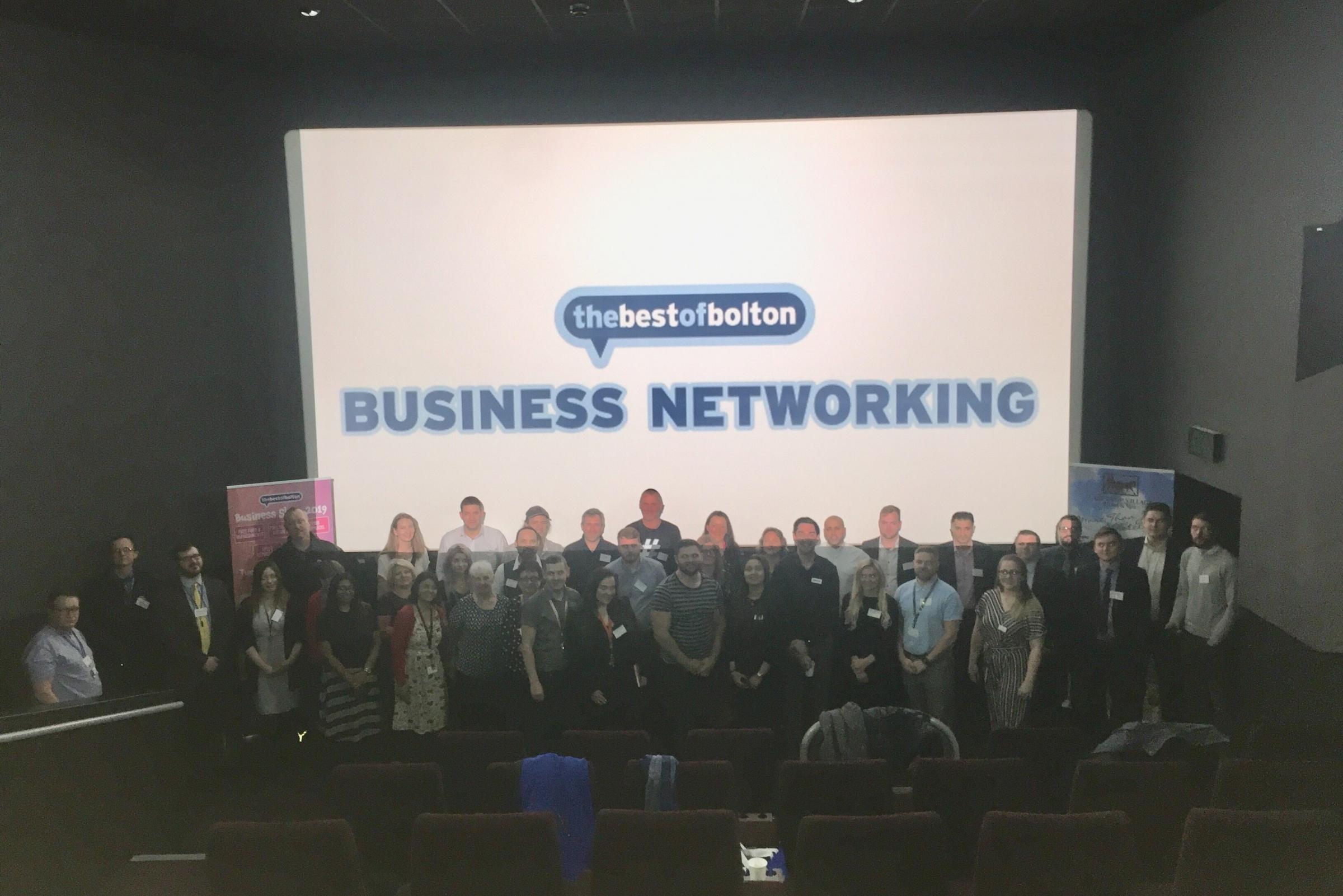 Businesses enjoy unique big screen meeting at cinema