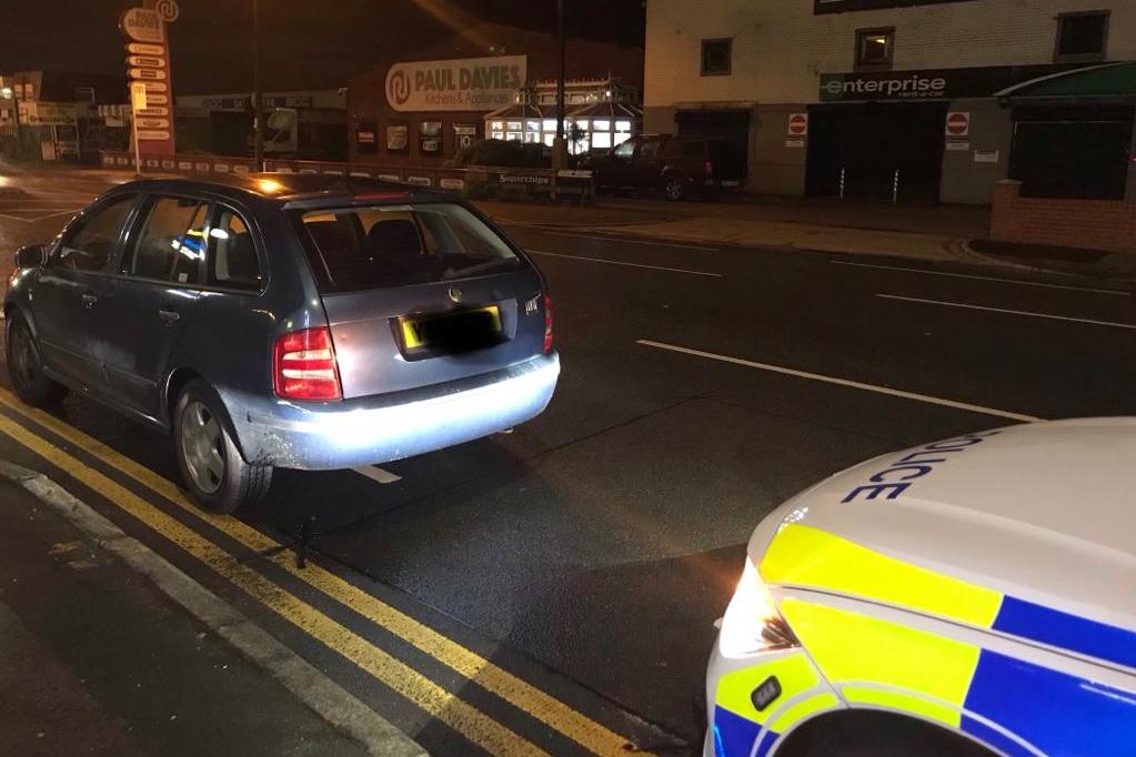 Uninsured and unlicensed driver decided to drive a car without road tax